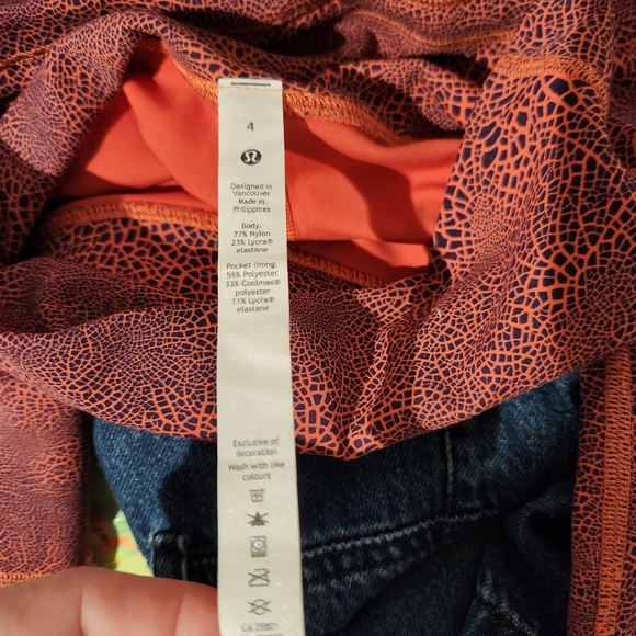 Lululemon Wunder Train High Rise Tight 25" Size 4 - Picture 7 of 7